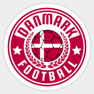 Danmark Football Sticker